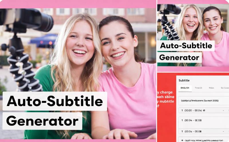 Auto subtitle generator free features including multi-language and speaker detection