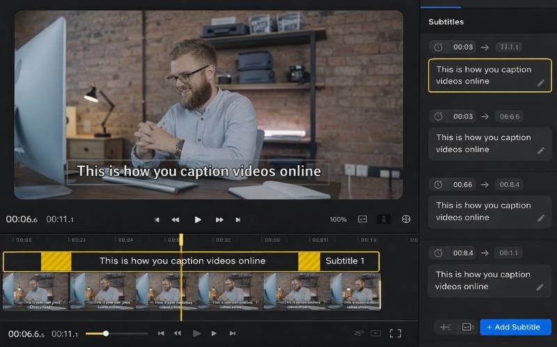Three methods to add captions to video compared manual service and AI