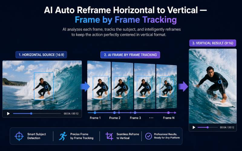 Convert Horizontal Video to Vertical Without Black Bars tips and settings for social media