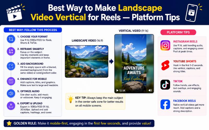 Ai Auto Reframe Horizontal to Vertical comparison and best practice guide