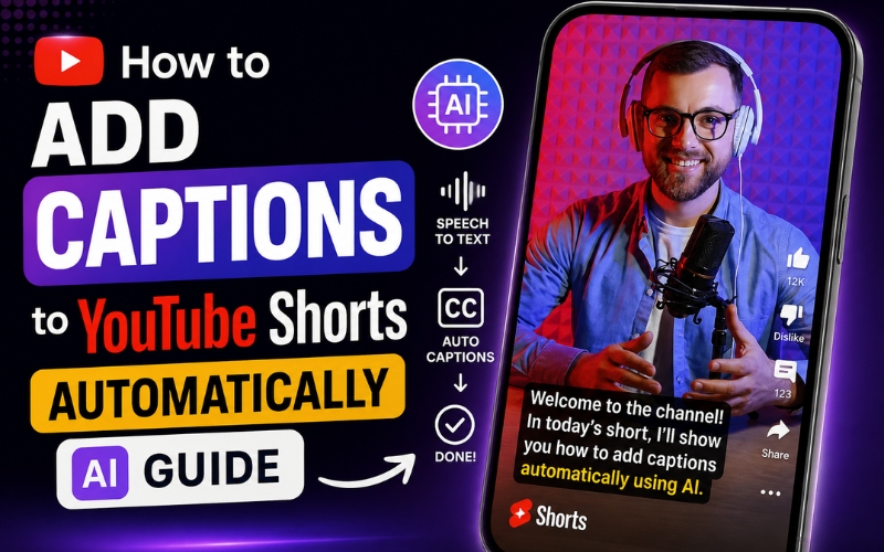 How to Add Captions to Youtube Shorts Automatically — complete guide with AI tools