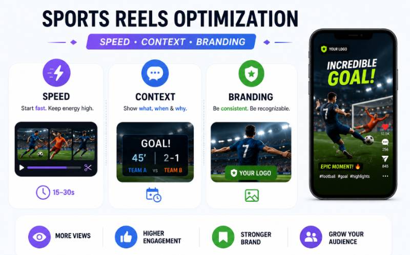 Auto Generate Sports Highlights from Full Game tips and settings for social media