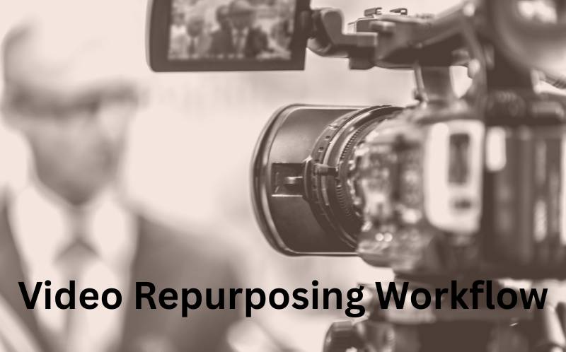 Video repurposing workflow for content creators in five structured steps