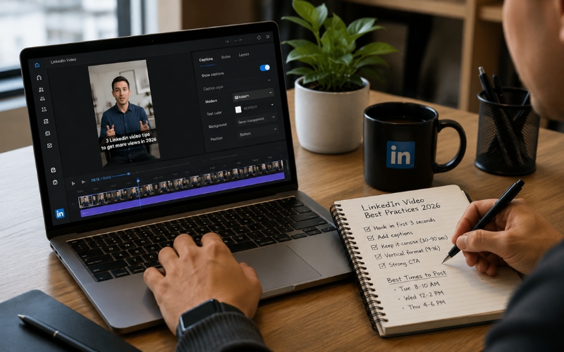 How to Create Linkedin Video Content that Gets Views — complete guide with AI tools