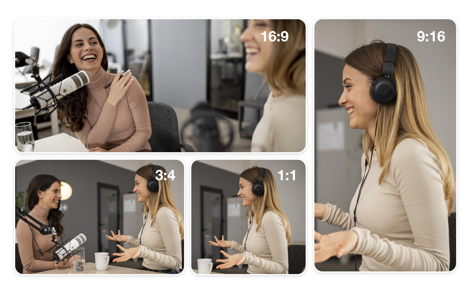 Best free split screen video tool for interview clips and podcasts