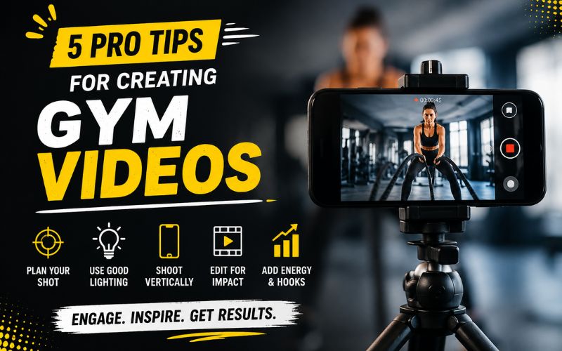 Fitness Video Content Creation Tips explained with practical examples