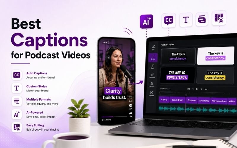 Subtitle Podcast Clips for Social Media tips and settings for social media