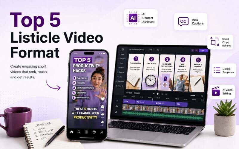 How to Create Listicle Videos for Social Media