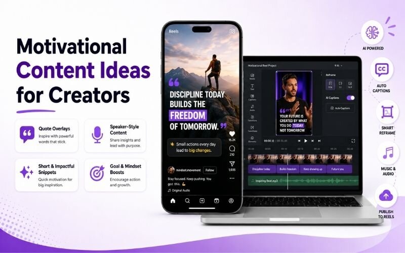 How to Create Motivational Videos for Instagram Reels