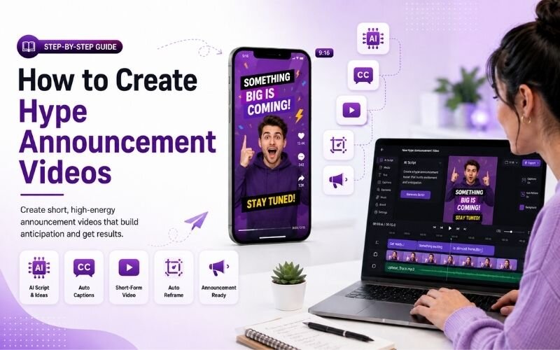 How to Make Announcement Videos for Social Media