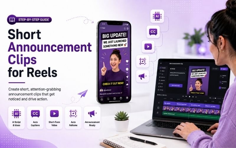 How to Make Announcement Videos for Social Media