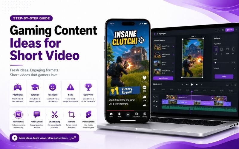 How to Make Gaming Clips for Youtube Shorts