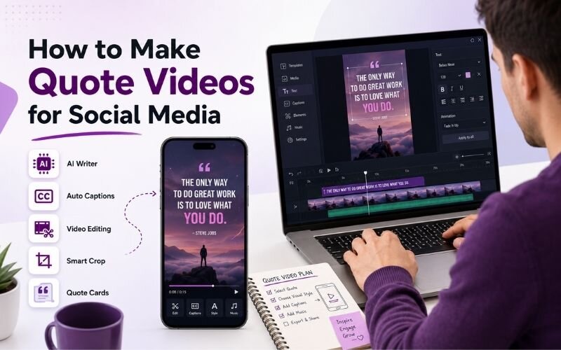 How to Make Quote Videos for Social Media