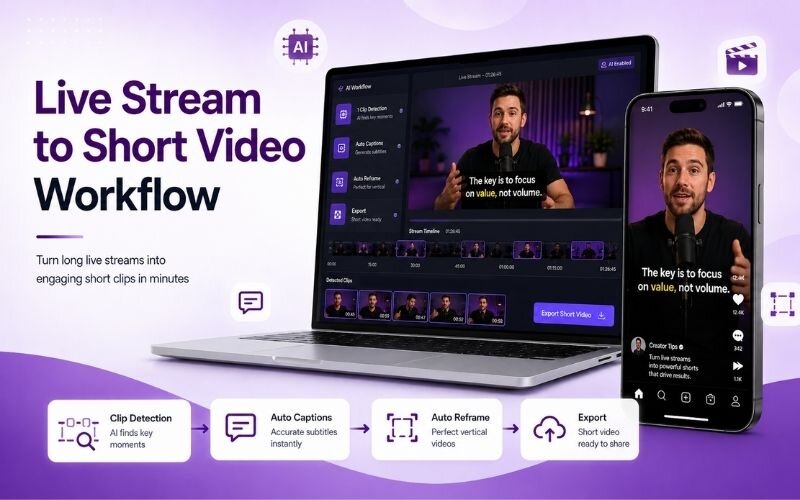 How to Repurpose Live Streams into Short Clips