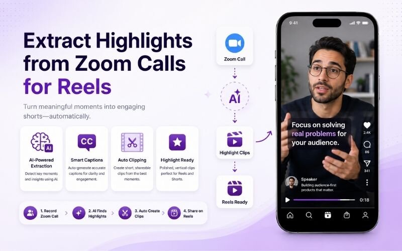 How to Repurpose Zoom Recordings into Social Media Clips
